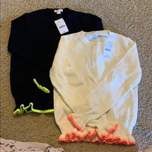 BRAND NEW.  Crew cuts cardigans
